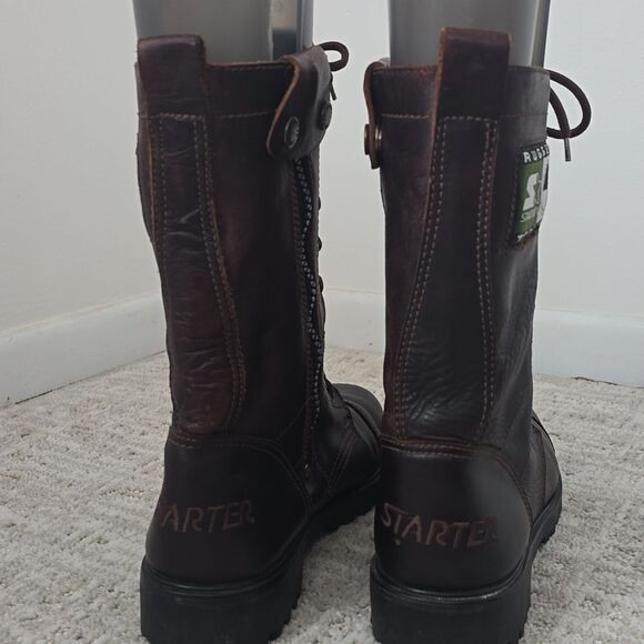 STARTER | Rugged Terrain Leather  Brown Lace-Up Boots 1990\'s main image 6